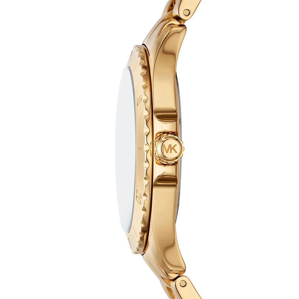 Michael Kors Everest Black Dial Gold Men's Watch - MK9078