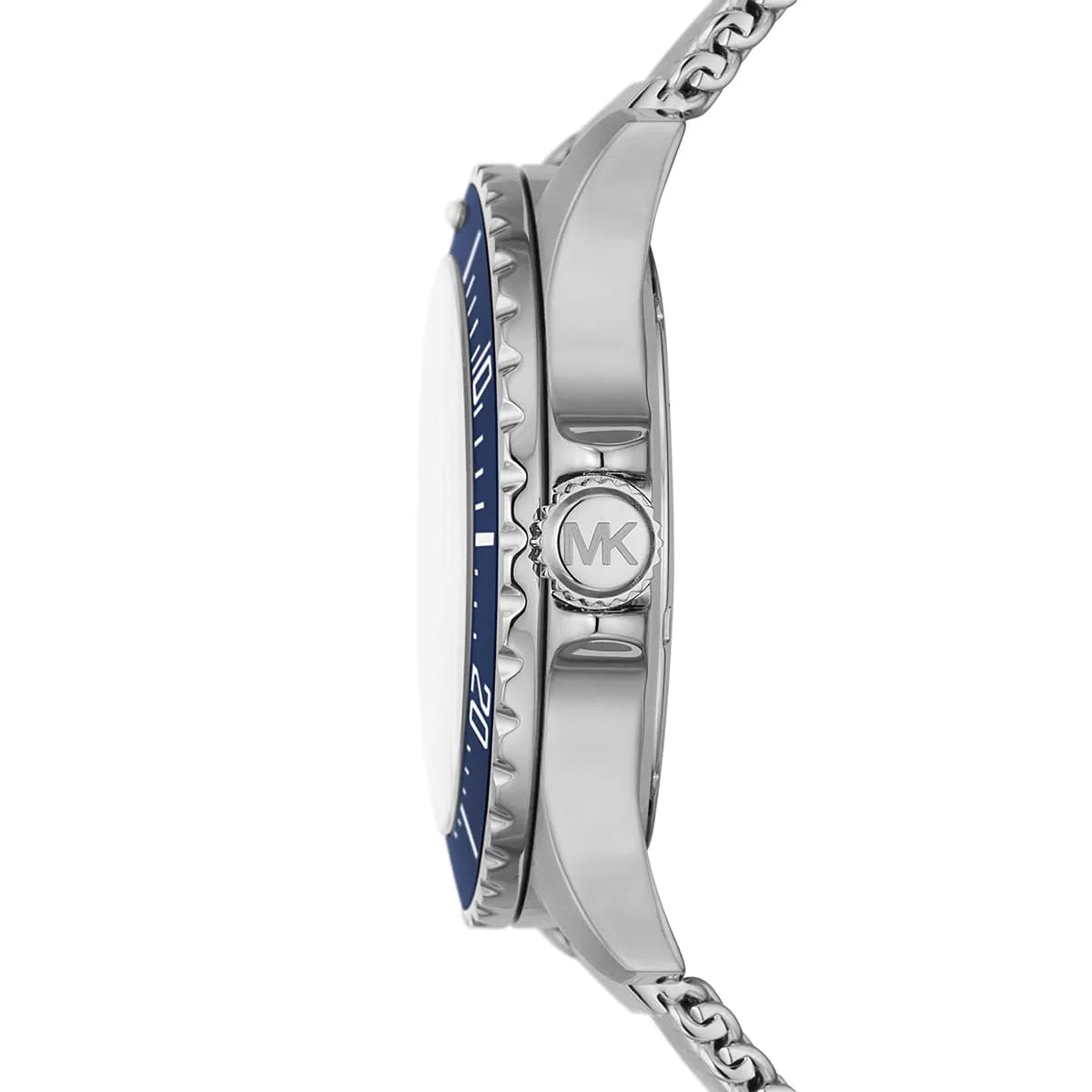 Michael Kors Oversized Slim Everest Herenhorloge met zilverkleurige meshband - MK9082 Secundaire afbeelding