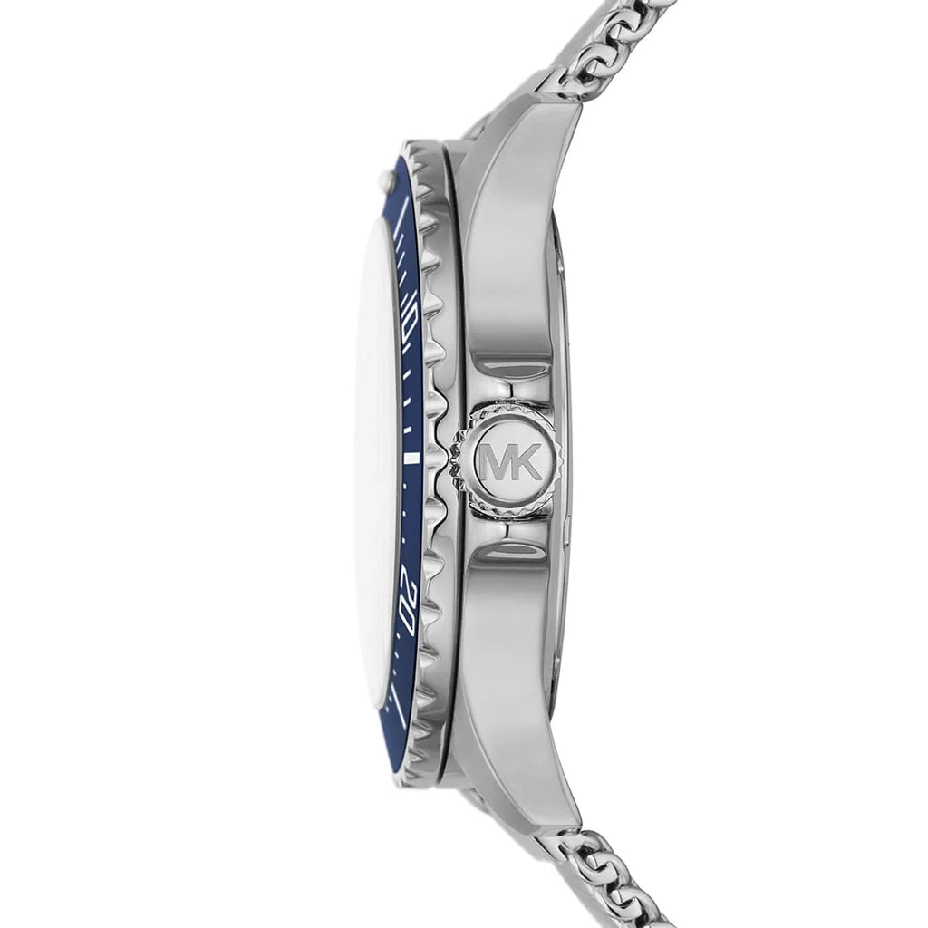 Michael Kors Oversized Slim Everest Silver-Tone Mesh Men's Watch - MK9082
