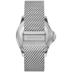 Michael Kors Oversized Slim Everest Silver-Tone Mesh Men's Watch - MK9082