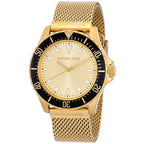 Michael Kors Oversized Slim Everest Gold-Tone Mesh Men's Watch - MK9083