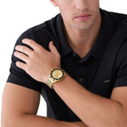 Michael Kors Oversized Slim Everest Gold-Tone Mesh Men's Watch - MK9083