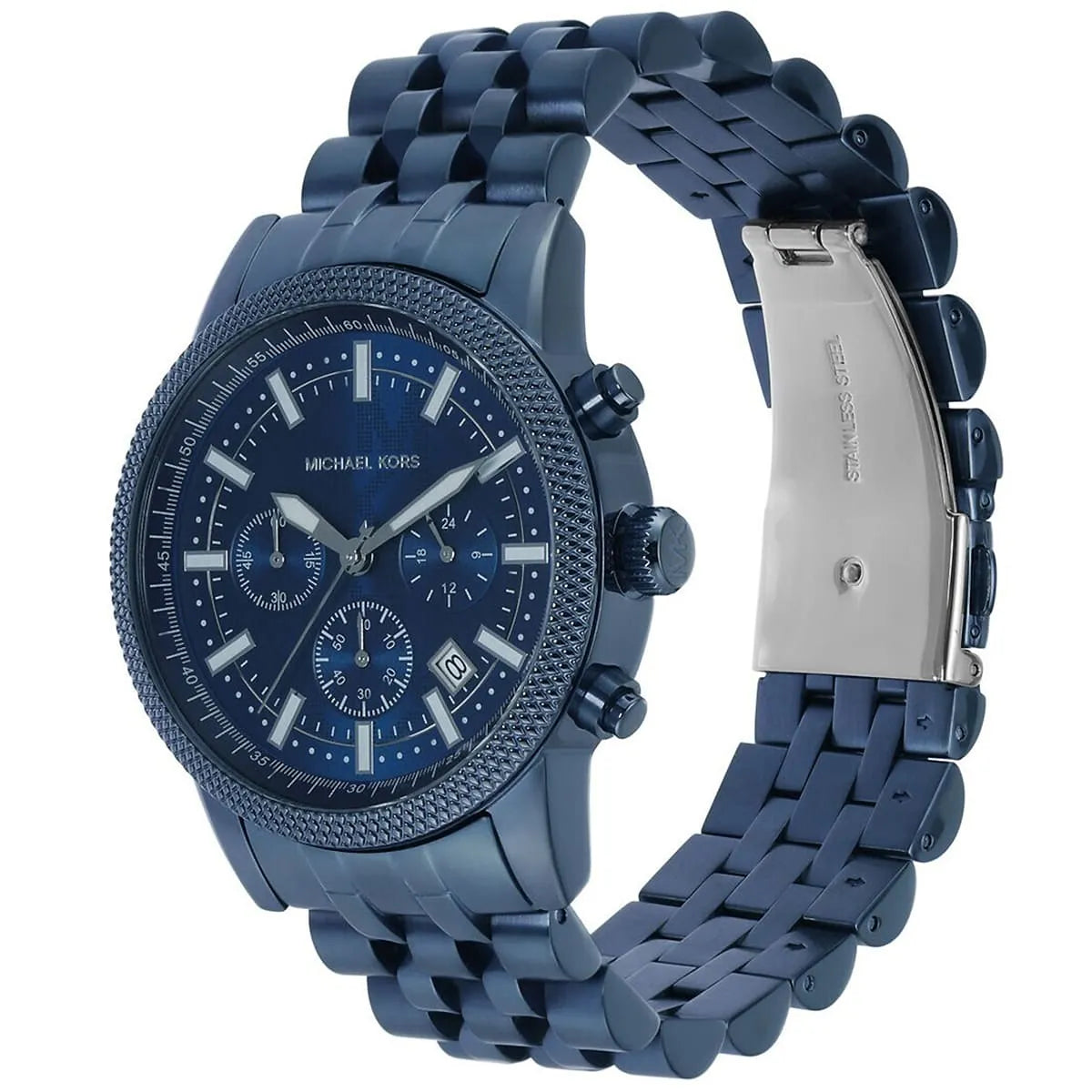 Michael Kors oversized Hutton herenhorloge in marineblauw - MK9088 Secundaire afbeelding