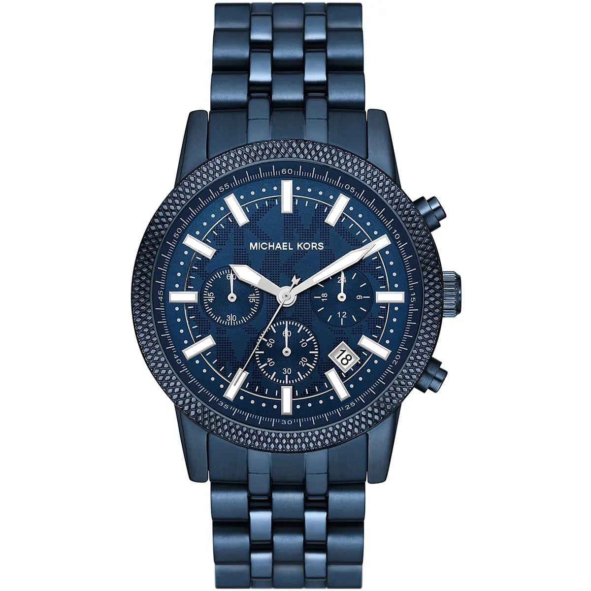 Michael Kors Oversized Hutton Navy-Tone Men's Watch - MK9088 Hoofdafbeelding