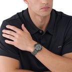 Michael Kors Oversized Slim Everest Gunmetal Mesh Men's Watch - MK9093