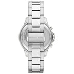 Michael Kors Grayson Chronograph Blue Dial Silver Men's Watch - MK9107
