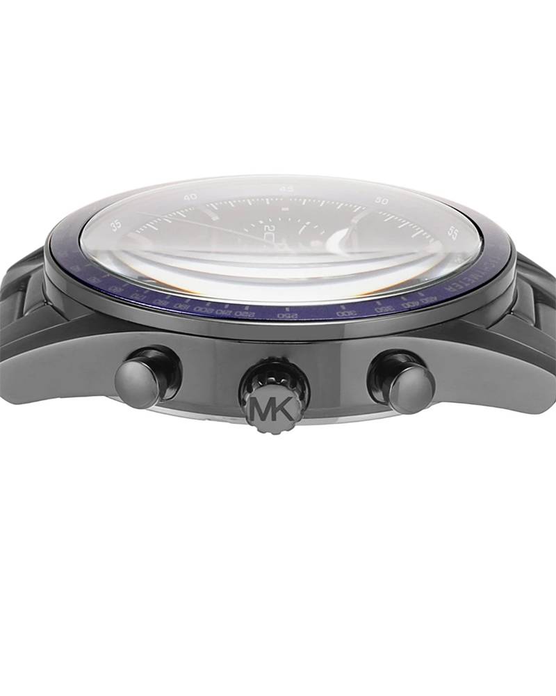 Michael Kors Warren Chronograph Navy Blue Dial Gunmetal Men's Watch - MK9111 Secondary image