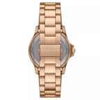Michael Kors Everest Three-Hand Black Dial Rose-Gold Watch - MK9140