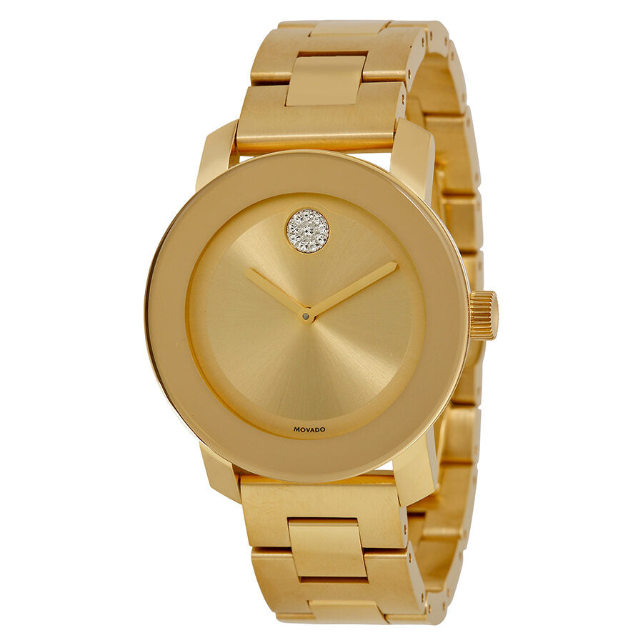 Movado Bold Gold Yellow Gold Ion Plated Watch 3600104 Main image
