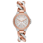 Michael Kors Camille Quartz Crystal Silver Dial Ladies Watch MK6843