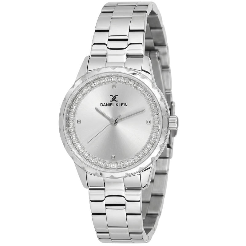 Daniel Klein Premium 33mm Silver Dial Silver-Tone Unisex Watch DK.1.13897-1