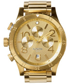 Nixon 48-20 Chrono Gold Tone Dial Men's Watch A486-502 (Minor Defect)
