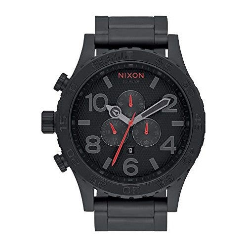 Nixon 51-30 Chrono Zwart Rood Herenhorloge A083-2298 Secundaire afbeelding