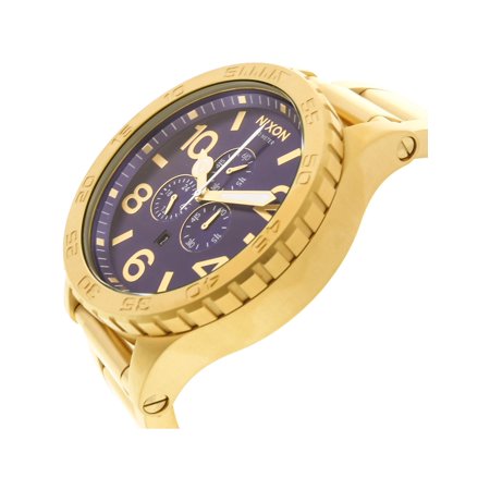 Nixon 51-30 Chrono Herenhorloge met blauwe wijzerplaat A083-2735 Secundaire afbeelding