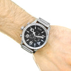 Nixon 51-30 Stainless Steel Chrono Black Men's Watch A083-000 (Defect)