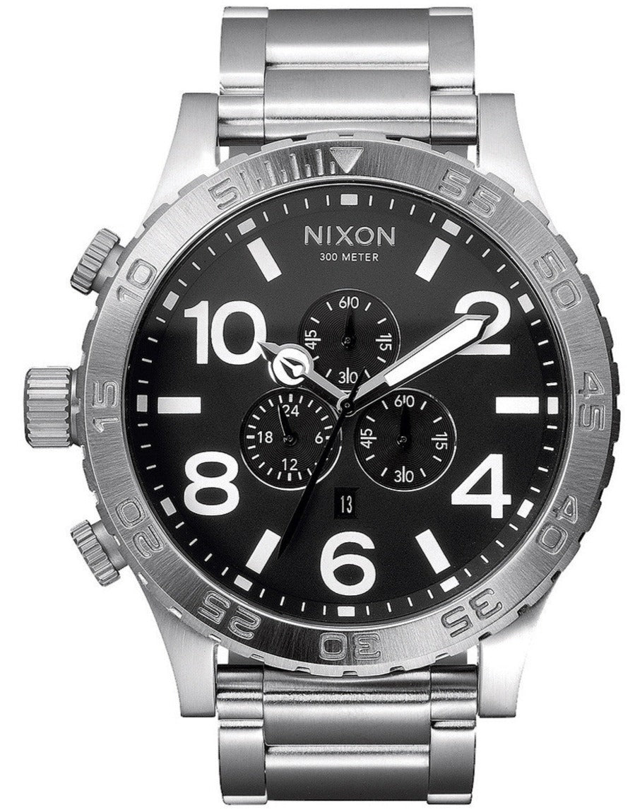 Nixon 51-30 Stainless Steel Chrono Black Men's Watch A083-000 (Defect) Hoofdafbeelding