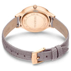 Swarovski Octea Nova Sapphire Glass Bezel Taupe Dial Rose Gold Tone Women's Watch 5649999