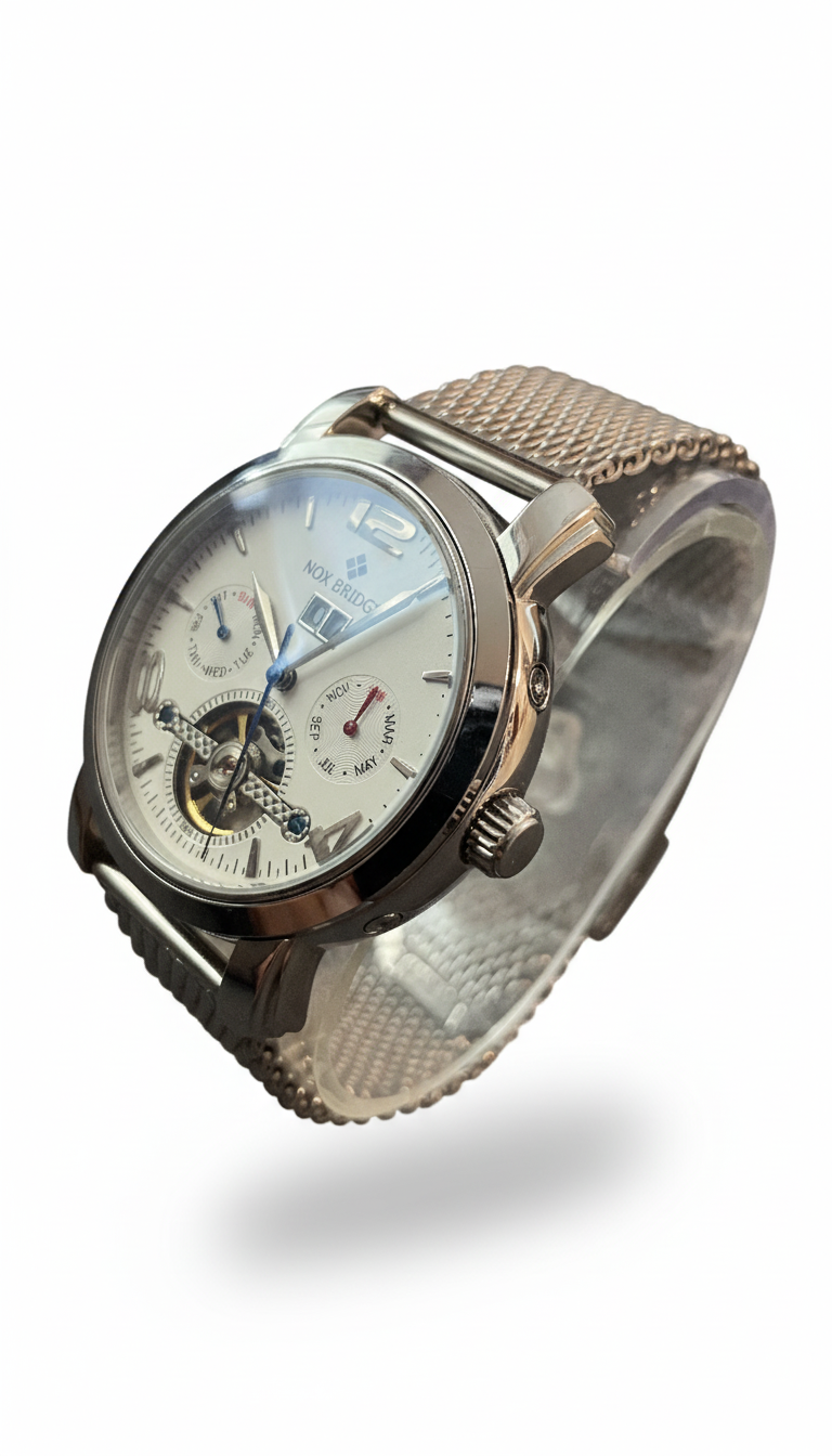 Nox Bridge Silver Men's Watch - WC81112