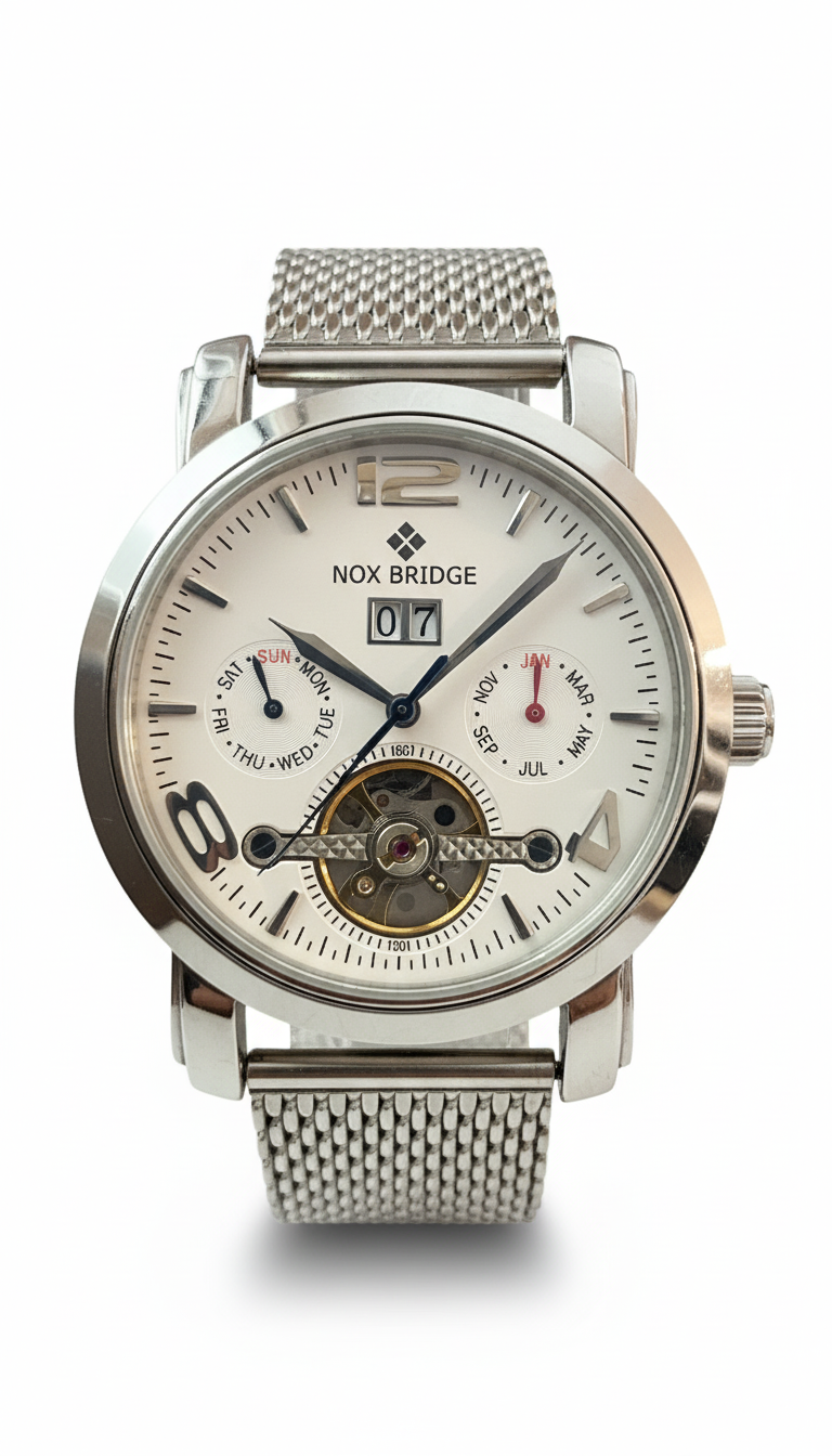Nox Bridge Silver Men's Watch - WC81112 Main image