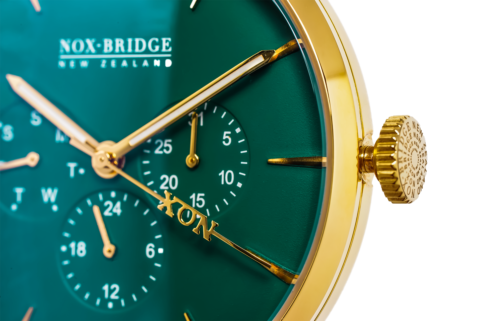 Noxbridge Vega Green & Gold Watch VVIG41 Secondary image