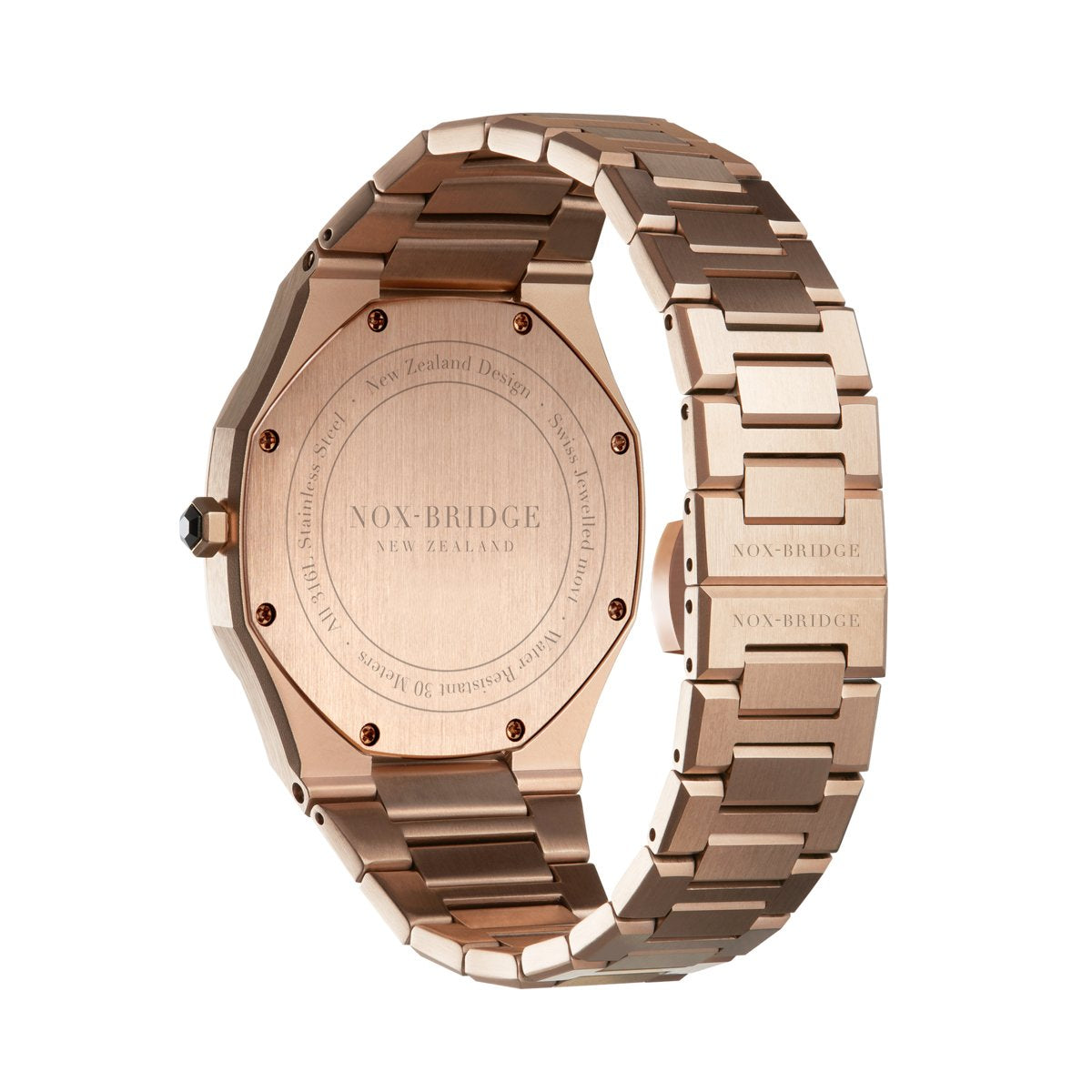 Noxbridge Revo Rose Gold Watch ECC40RG Secondary image
