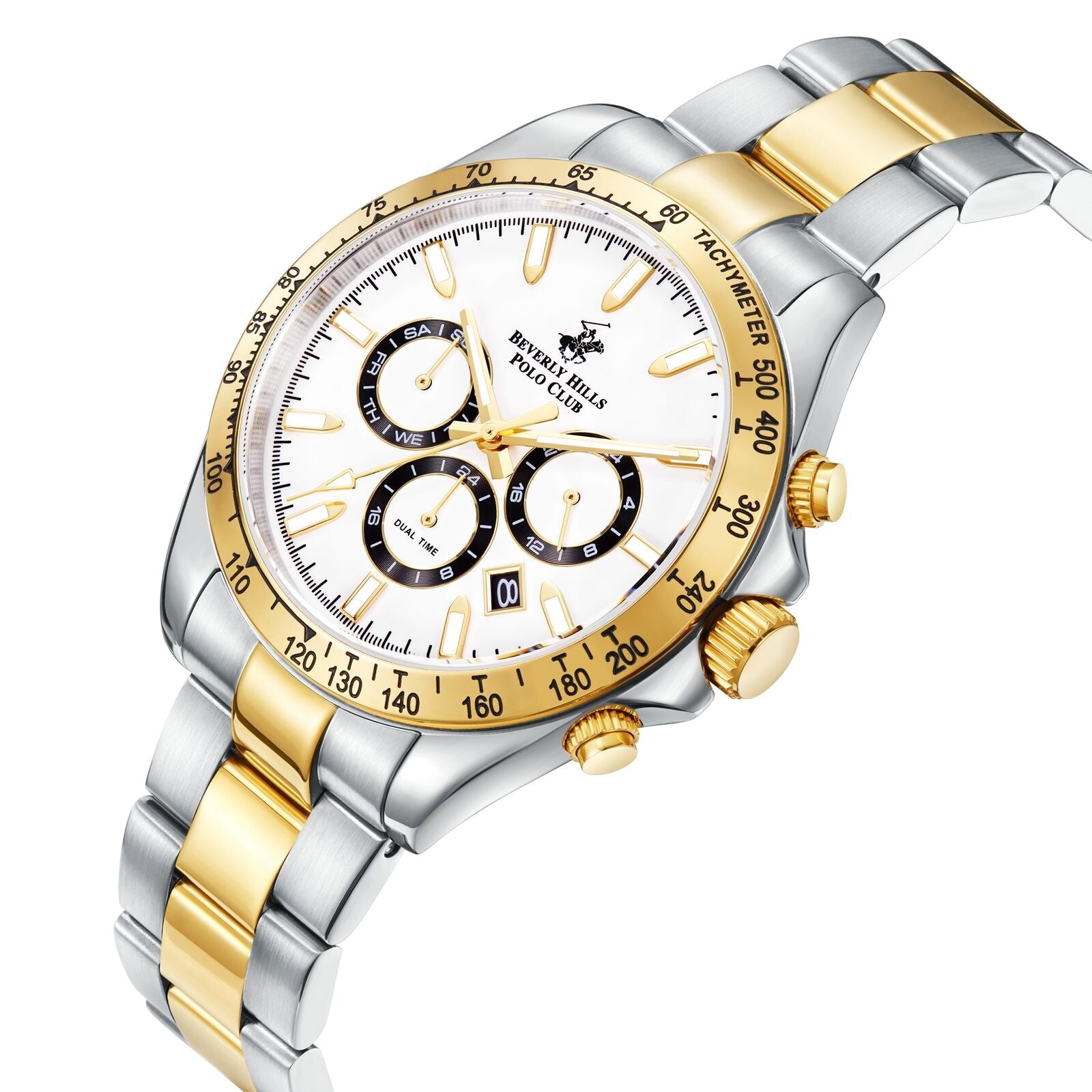 Beverly Hills Polo Club Dual Time Multifunction Two-Tone Watch BP3127X.230 Secondary image