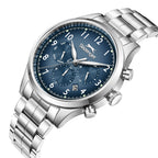 Slazenger Big Daddy Chronograph Blue Dial Silver Watch - SL.09.2598.2.390