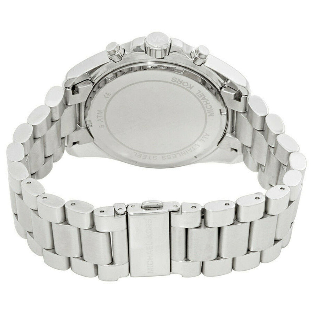 Michael Kors Bradshaw Chronograph Grey Dial Silver Men's Watch - MK6557