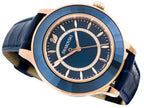 Swarovski Octea Lux Blue Dial Blue Leather Strap Women's Watch 5414413