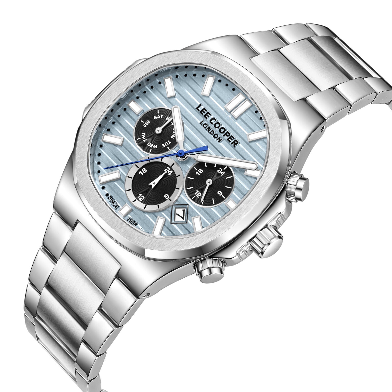 Lee Cooper Gauthier Multifunction Blue Dial Silver Watch - LC08272.300 Secondary image