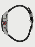 Quantum Chronograph Black Strap Black Dial Sporty Date Watch HNG956.351