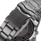 Quantum All Black Multifunction Date Watch HNG813.650