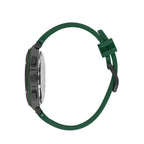Quantum Hunter Chronograph Green Strap Black Dial Date Watch HNG1010.656