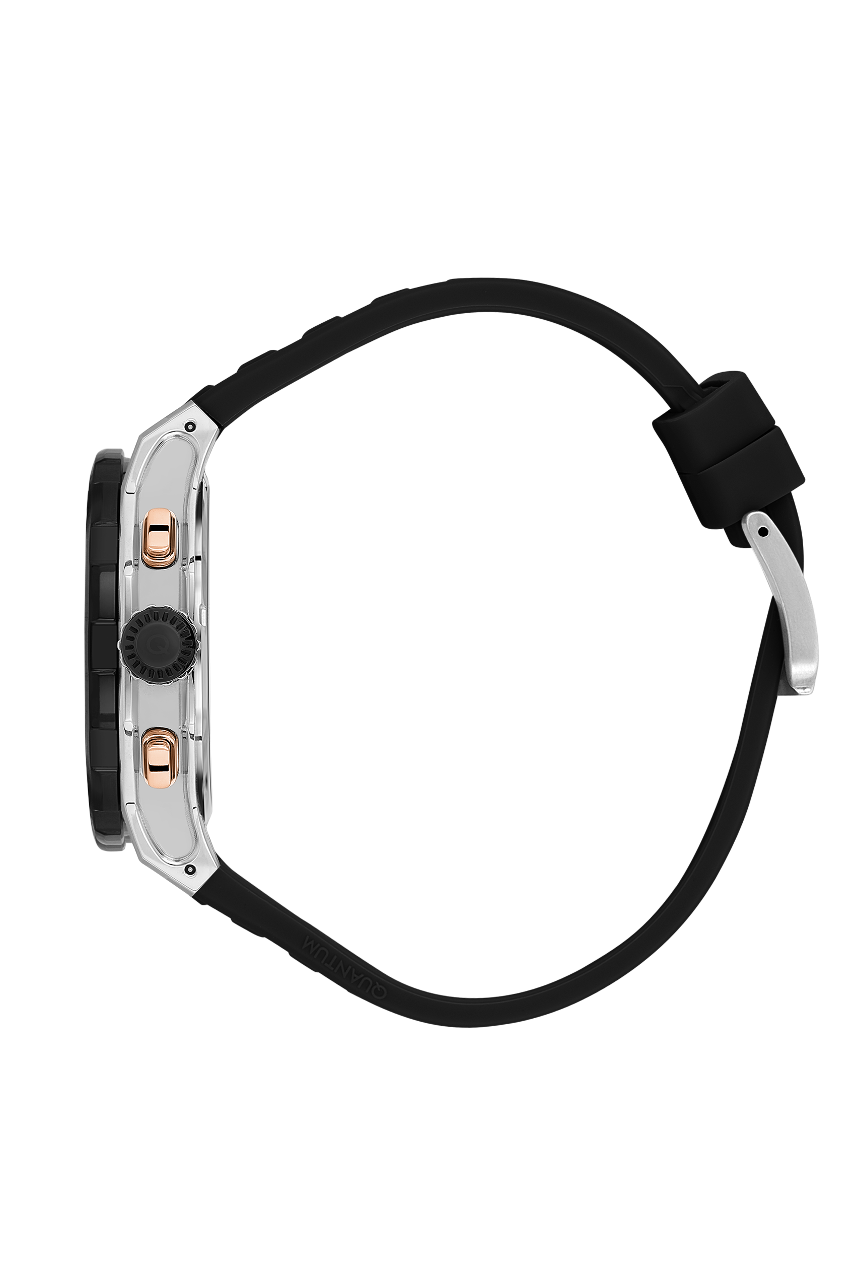 Quantum Hunter Chronograph Green Dial Black Strap Date Watch HNG1082.371