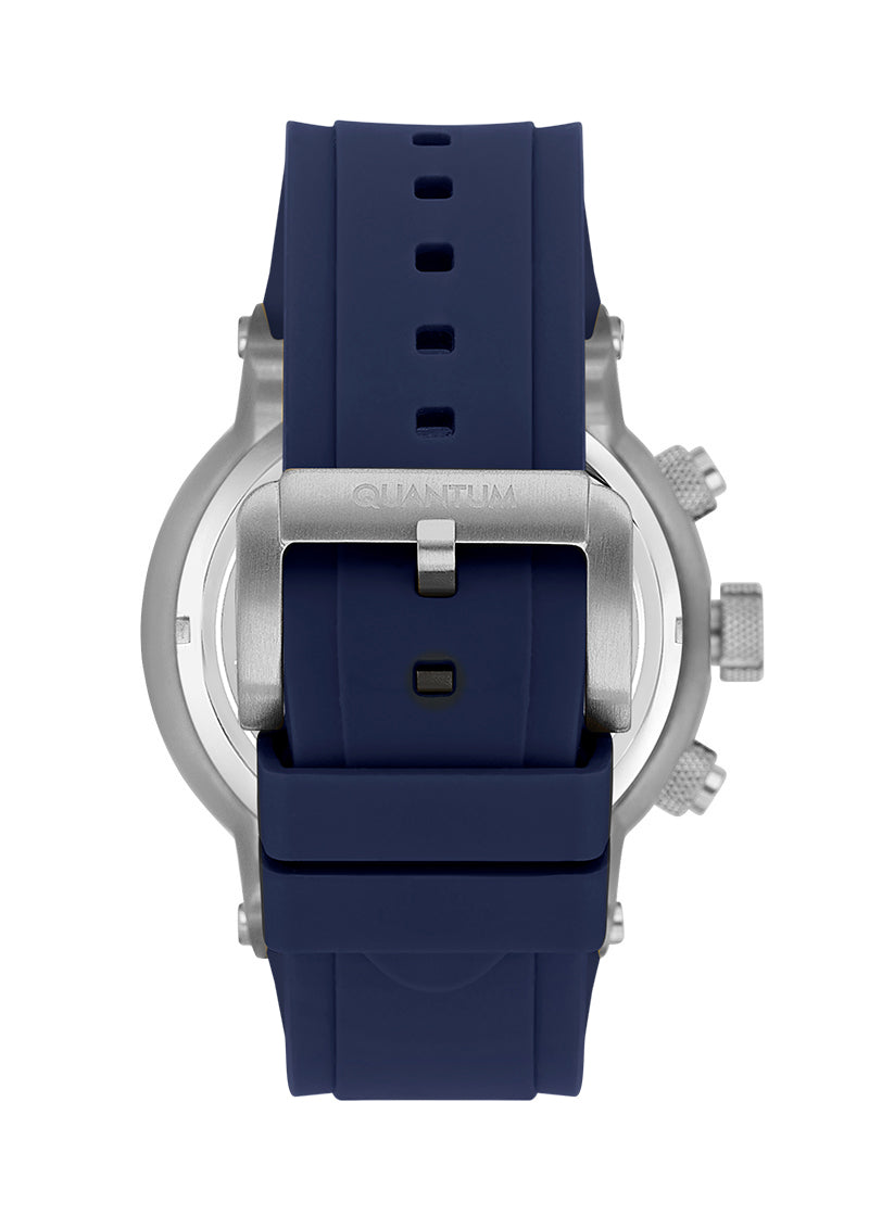 Quantum Hunter Dark Blue Chronograph Date Watch HNG1051.399