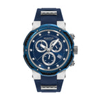 Quantum Hunter Dark Blue Chronograph Date Watch HNG1051.399