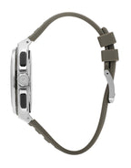 Quantum Multi-Function Beige Strap Black Dial Silver Watch PWG1078.357