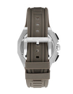 Quantum Multi-Function Beige Strap Black Dial Silver Watch PWG1078.357