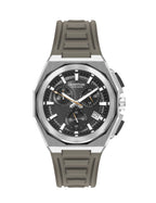 Quantum Multi-Function Beige Strap Black Dial Silver Watch PWG1078.357
