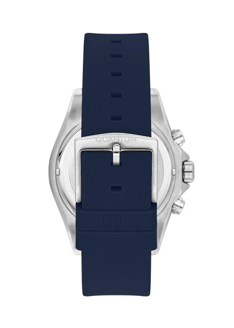 Quantum Chronograph Blue Dial Blue Strap Silver Watch PWG1099.399