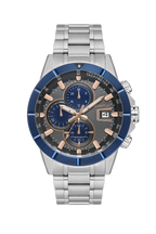 Quantum Grey Dial Chronograph Watch – HNG1067.360