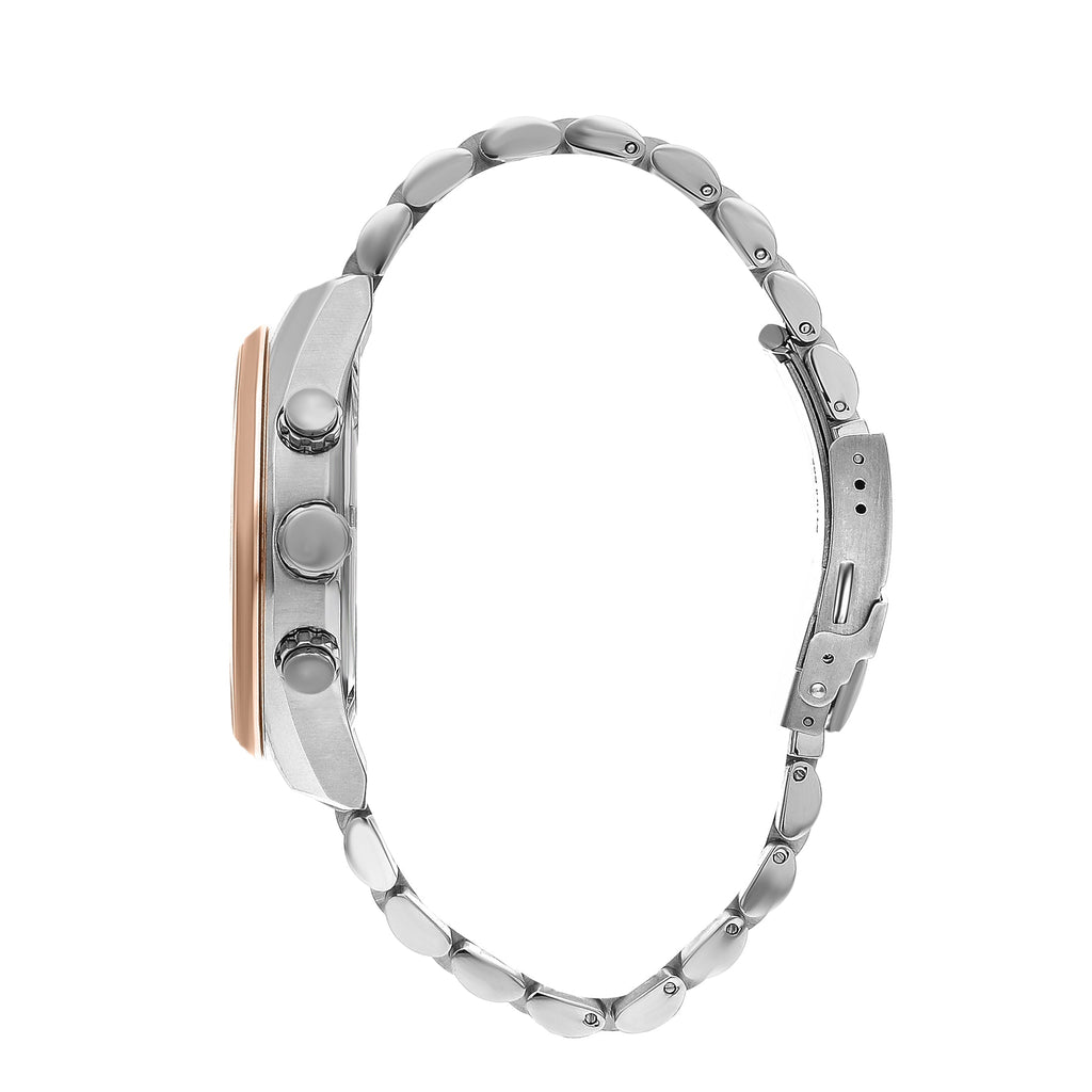 Quantum Unique Gun Dial Multifunction Two-Tone Watch PWG987.550