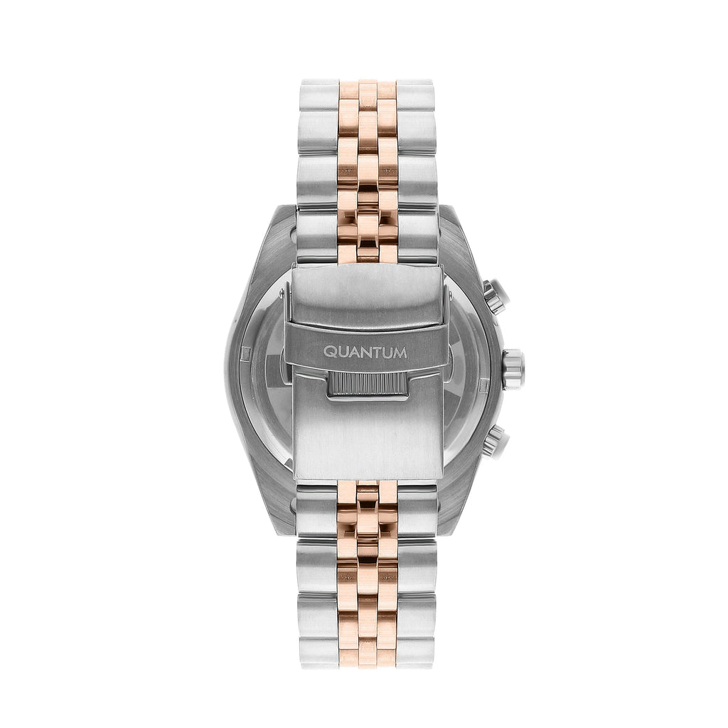 Quantum Unique Gun Dial Multifunction Two-Tone Watch PWG987.550