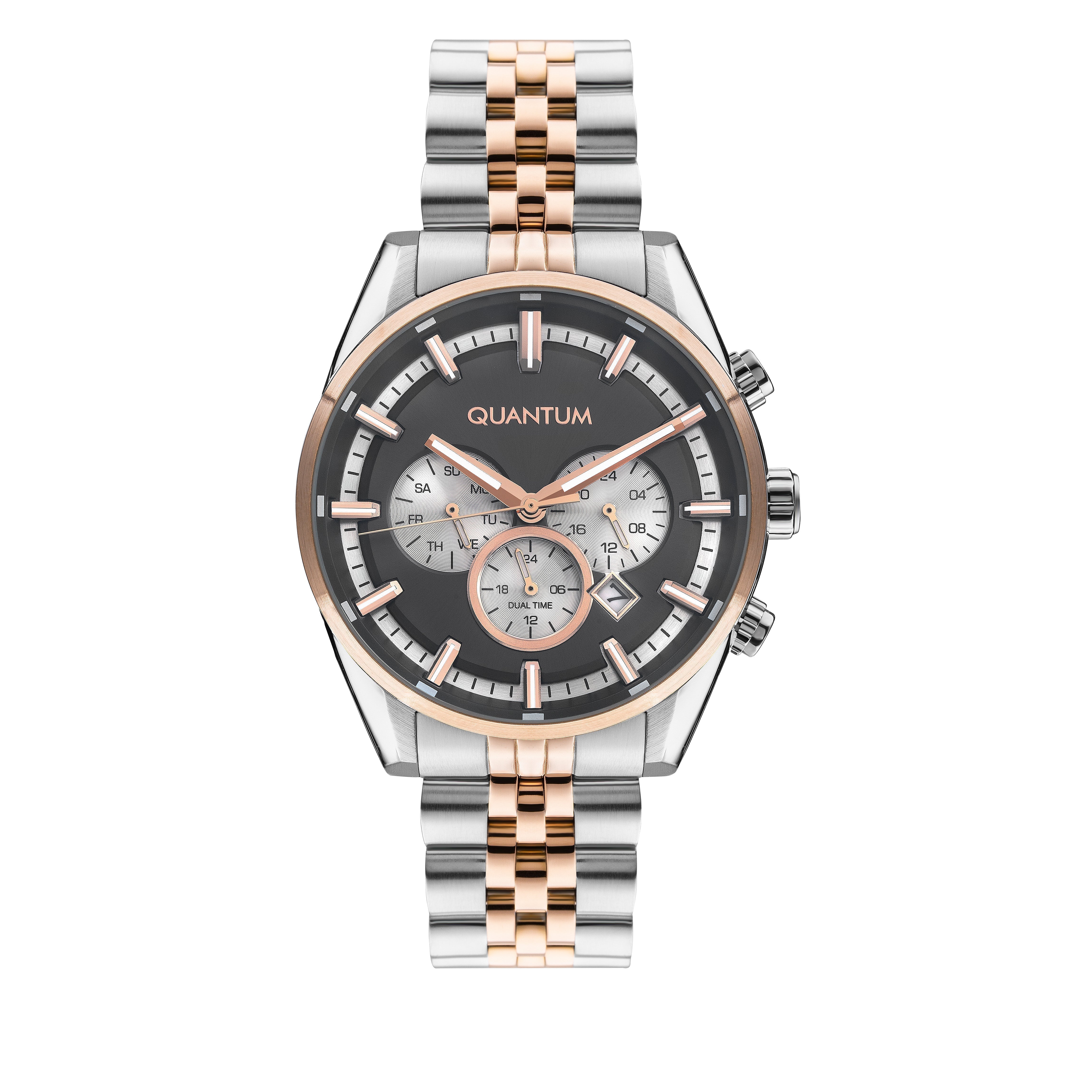Quantum Unique Gun Dial Multifunction Two-Tone Watch PWG987.550 Main image