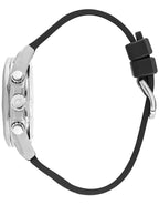 Quantum MultiFunction Calendar Gunmetal Dial Red Silicon strap Watch PWG970.358