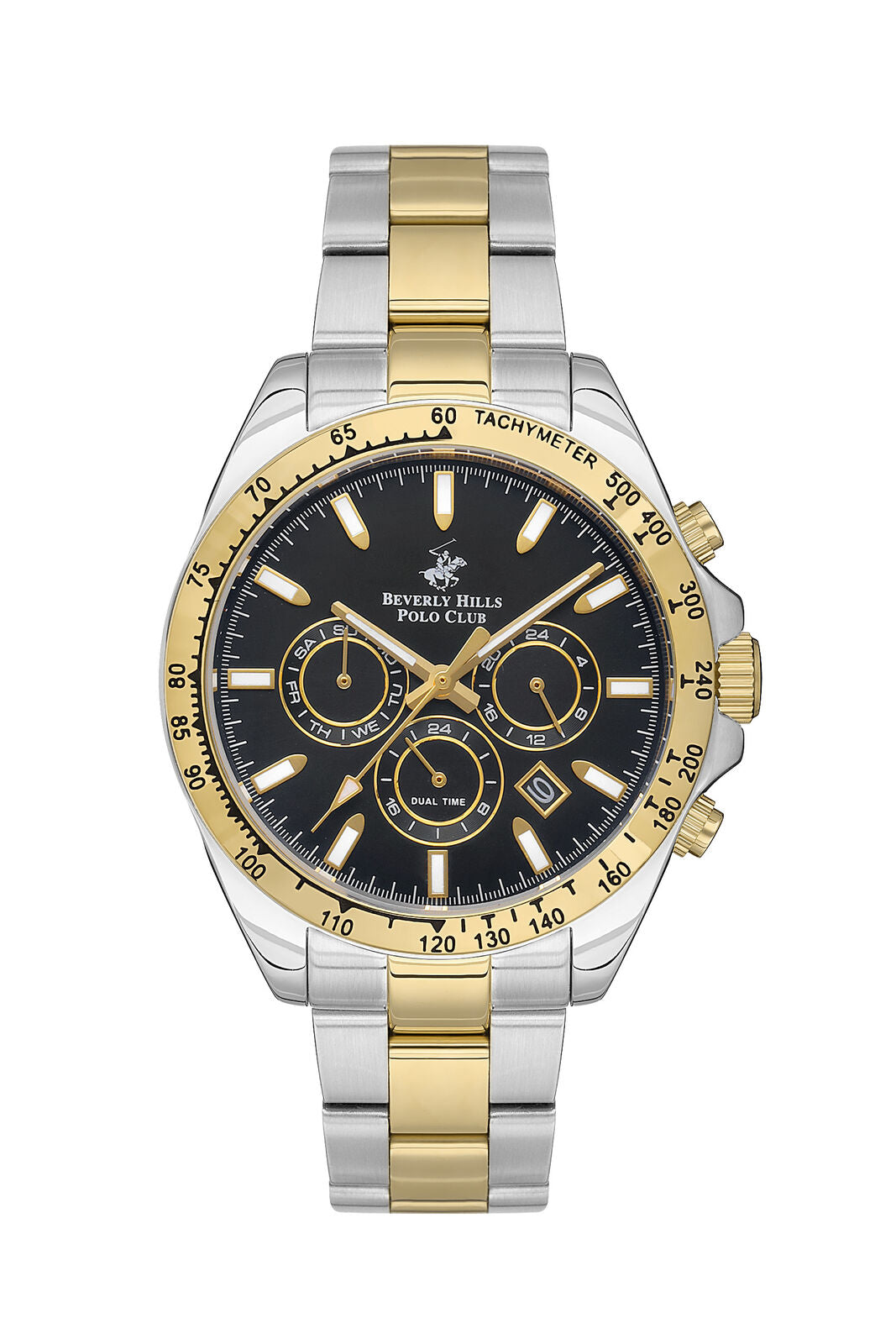 Beverly Hills Polo Club Tachymeter Two-Tone Multifunction Watch BP3127X.251 Hoofdafbeelding