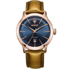 Maserati Epoca Blue Dial Leather Strap Brown Color Men's Watch R8851118001