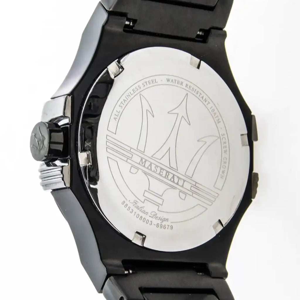 Maserati Potenza Black Dial Men's Watch R8853108003