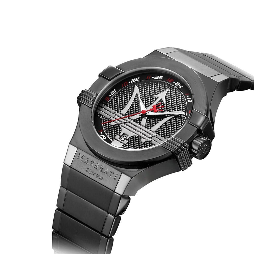 Maserati Potenza Black Dial Men's Watch R8853108003 Secundaire afbeelding