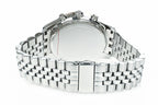 Michael Kors Lexington Chronograph Amber Dial Silver Men's Watch - MK8732